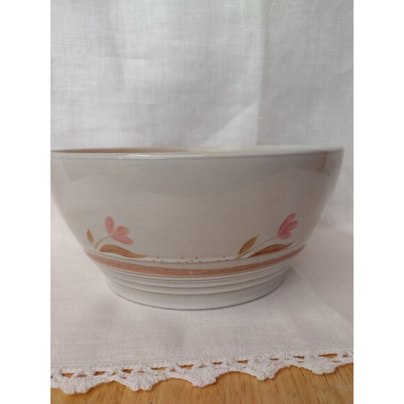 Franciscan Betsy Tulip 8" Serving Bowl Stoneware USA VTG 1979-1982  RARE - EUC - Picture 2 of 7